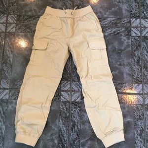 Khaki joggers